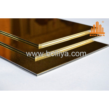 Silver Gold Golden Mirror Brush Brushed Hairline Acm Decorative Panel